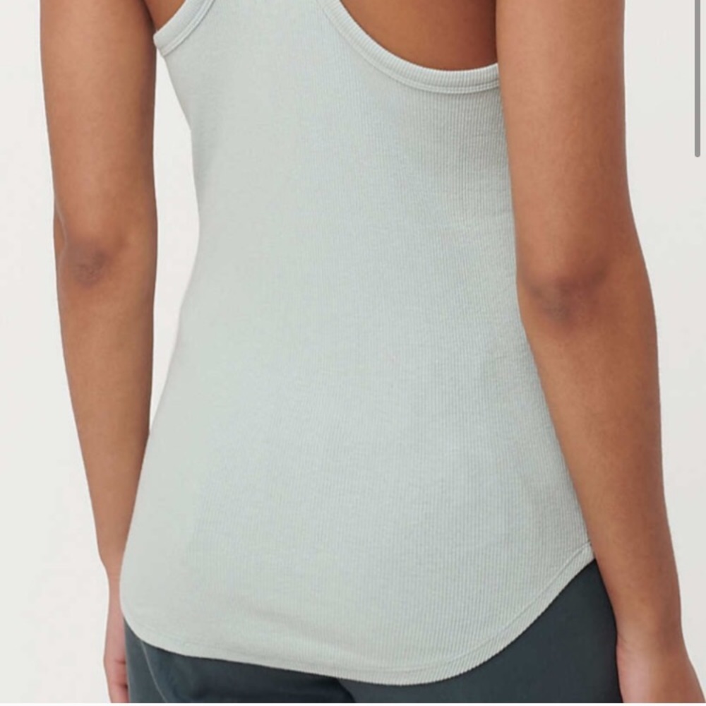 Loft Outfit Making Racerback Tank Top White M - Picture 4 of 6